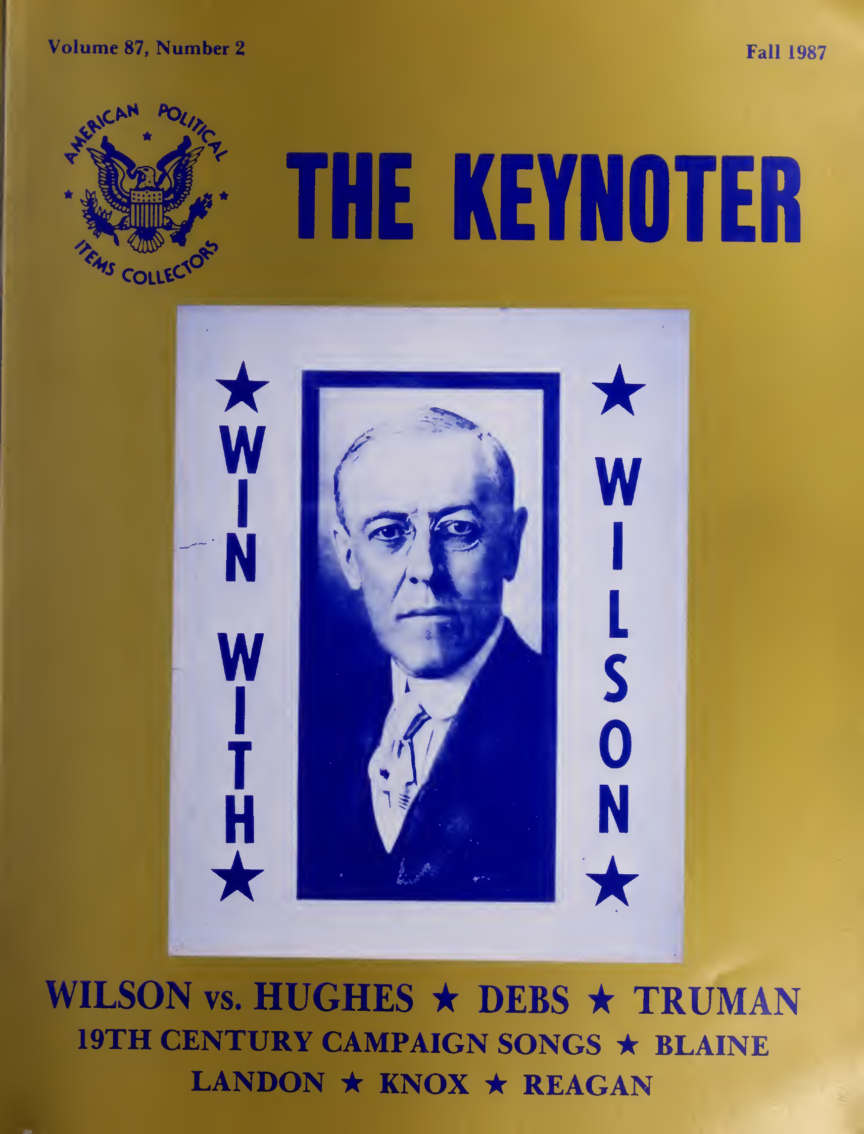 Keynoter 1987 - Fall - Issue 2