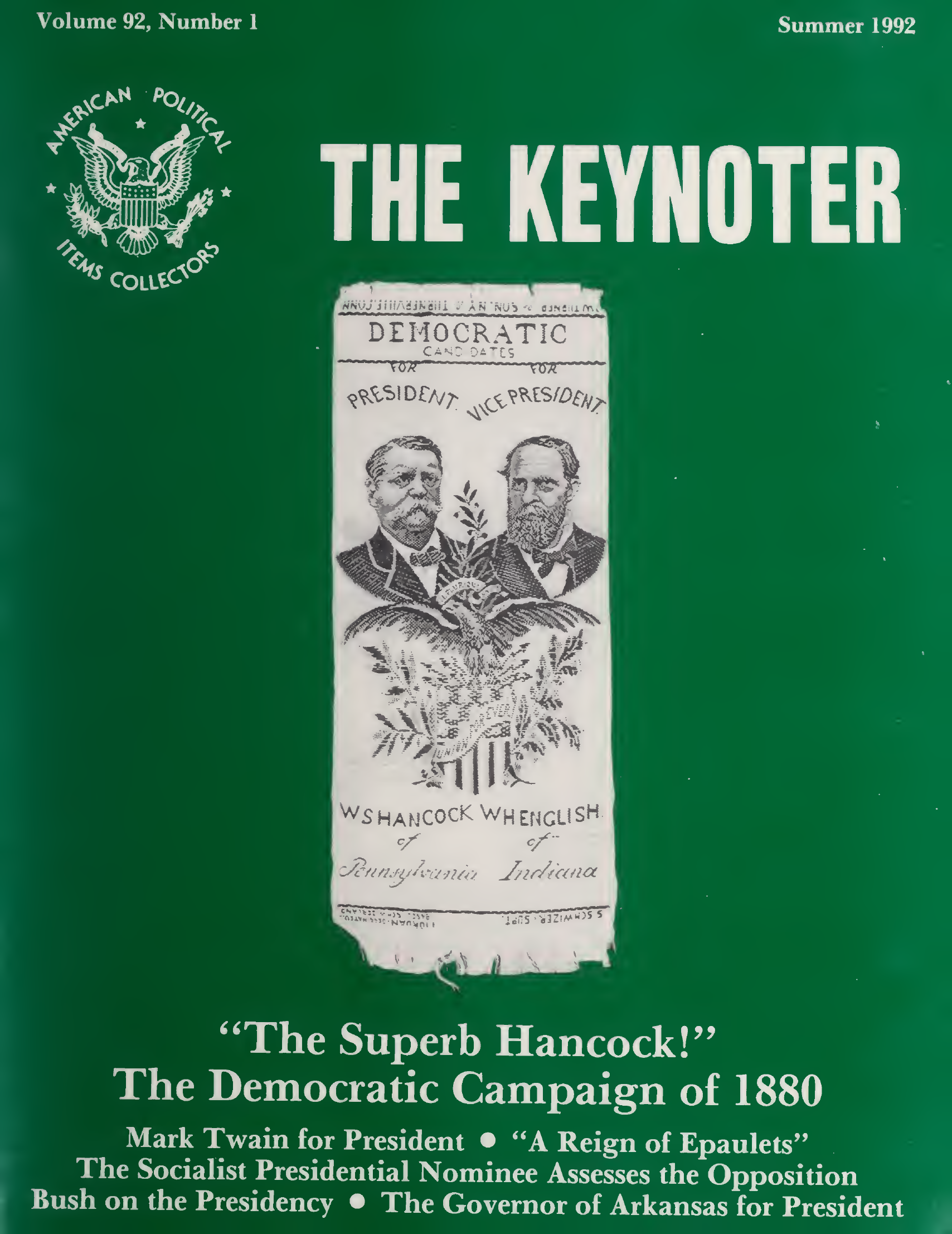 Keynoter 1992 - Summer - Issue 1