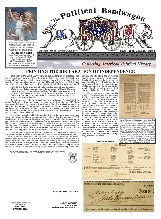 Political Bandwagon - March 2026