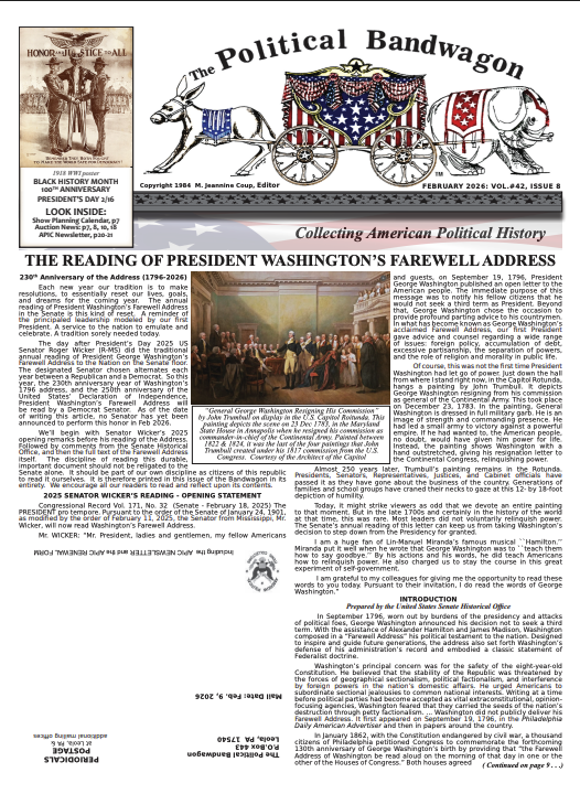 Political Bandwagon - Febuary 2026